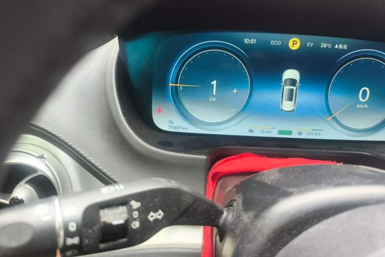 Used Denza X 2020 PHEV Classic Edition Odometer Close Up