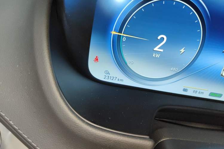 Used Denza X 2020 PHEV Flagship Edition Odometer Close Up