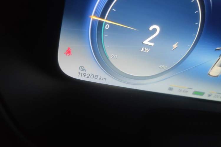 Used Denza X 2020 PHEV Flagship Edition Odometer Close Up