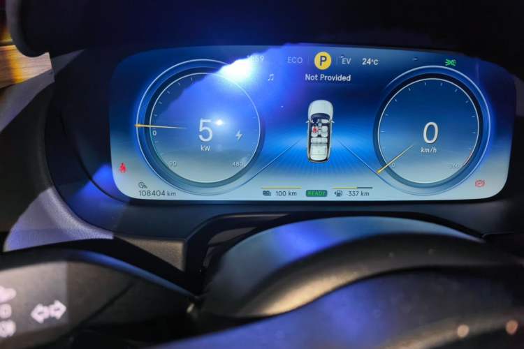 Used Denza X 2020 PHEV Flagship Edition Odometer Close Up