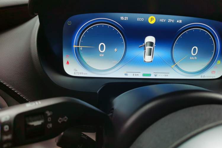Used Denza X 2020 PHEV Flagship Edition Odometer Close Up
