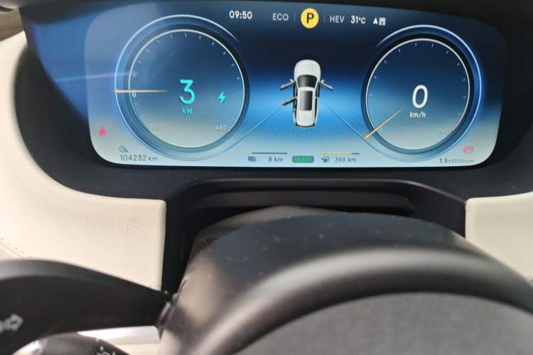 Used Denza X 2020 PHEV Flagship Edition Odometer Close Up