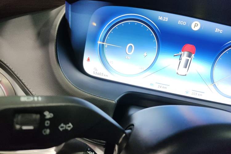 Used Denza X 2020 PHEV Flagship Edition Odometer Close Up
