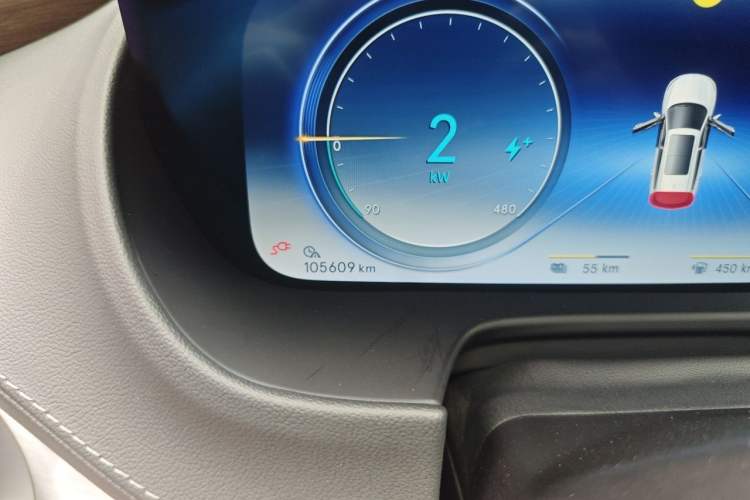 Used Denza X 2020 PHEV Flagship Edition Odometer Close Up