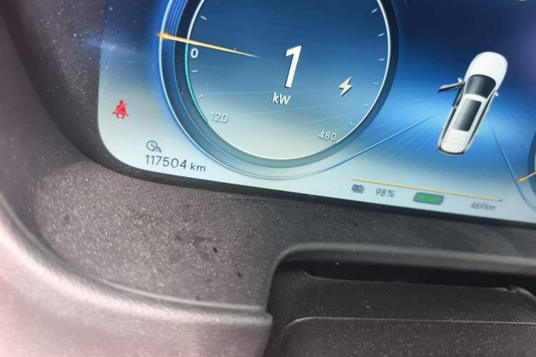 Used Denza X 2020 Pure Electric Classic Edition Odometer Close Up