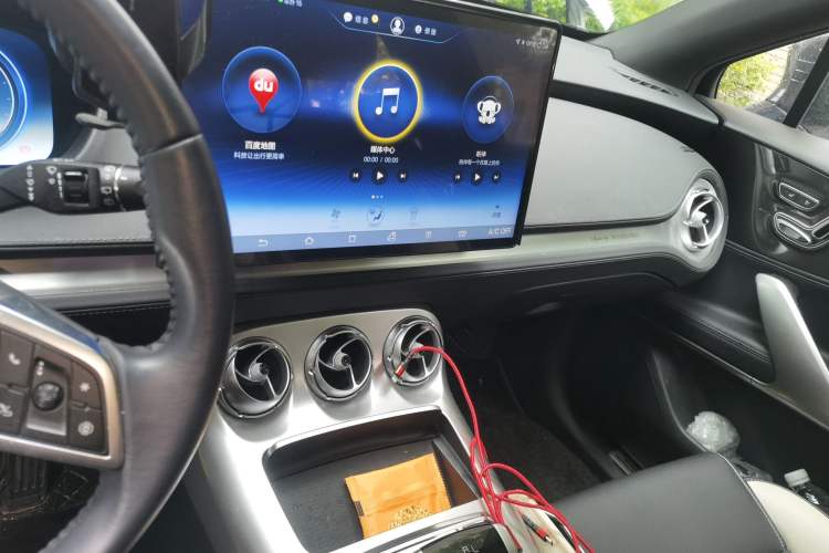 Used Denza X 2020 Pure Electric Sport Edition Audio And AC Panel