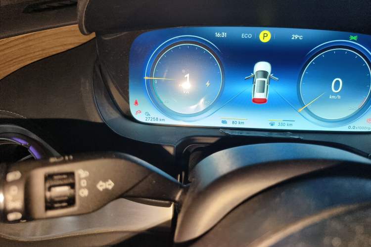 Used Denza X 2020 PHEV Classic Edition Odometer Close Up