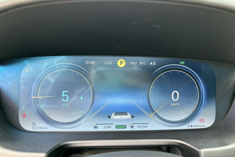 Used Denza X 2020 PHEV Sport Edition Odometer Close Up