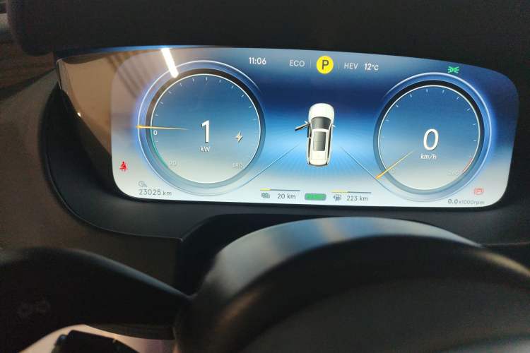 Used Denza X 2020 PHEV Flagship Edition Odometer Close Up