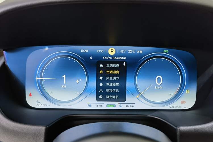 Used Denza X 2020 PHEV Flagship Edition Odometer Close Up