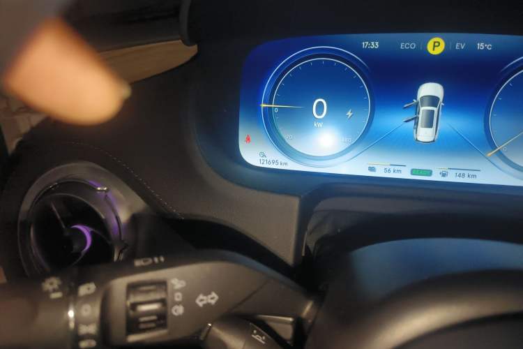Used Denza X 2020 PHEV Sport Edition Odometer Close Up