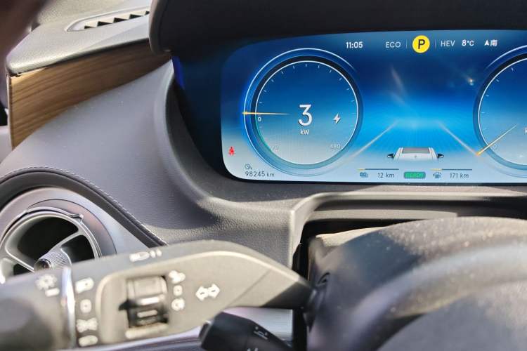 Used Denza X 2020 PHEV Flagship Edition Odometer Close Up