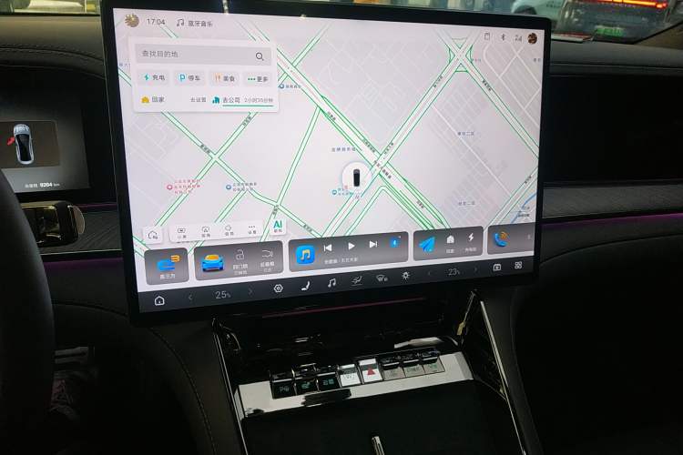Used Denza Z9 2024 1100 km Four-Wheel Drive Max Version Audio And AC Panel