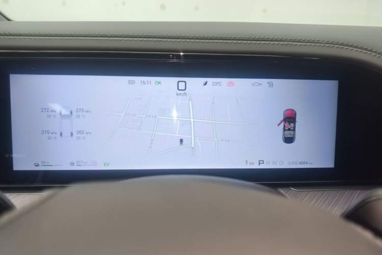 Used Denza Z9 2024 1100 km Four-Wheel Drive Max Version Instrument Cluster