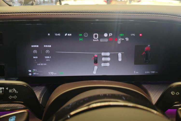 Used Denza Z9GT 2024 1100 Four-Wheel Drive Max Edition Instrument Cluster
