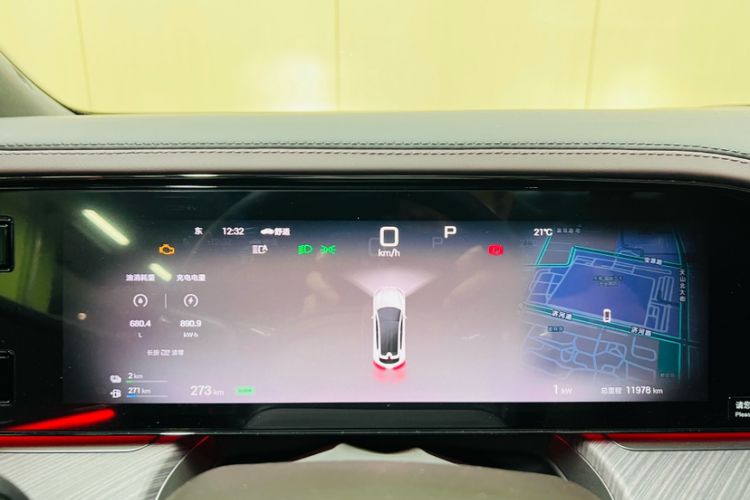 Used Denza Z9GT 2024 1100 4x4 Pro Version Odometer Close Up