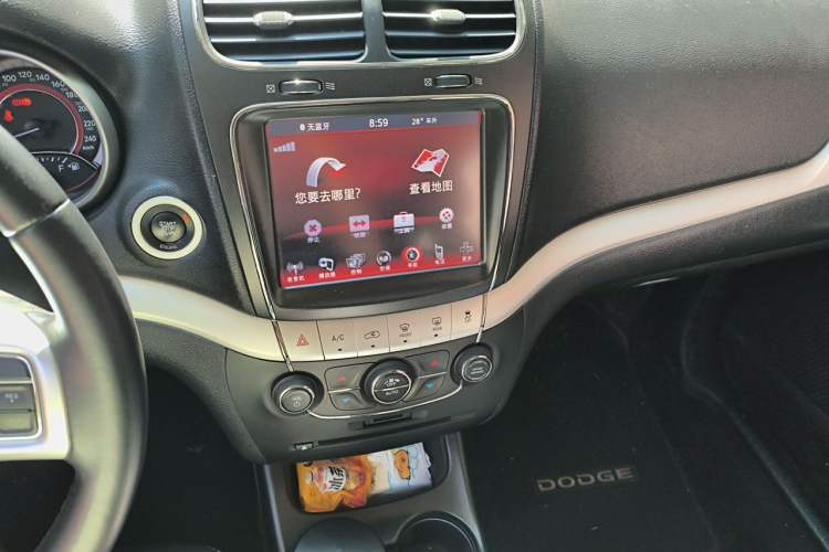 Used Dodge Journey 2013 2.4L Two-Wheel Drive Luxury Version Audio And AC Panel