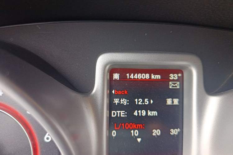 Used Dodge Journey 2013 2.4L Two-Wheel Drive Luxury Version Odometer Close Up
