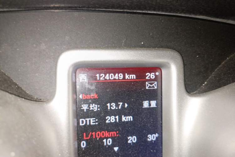 Used Dodge Journey 2013 2.4L Two-Wheel Drive Luxury Version Odometer Close Up