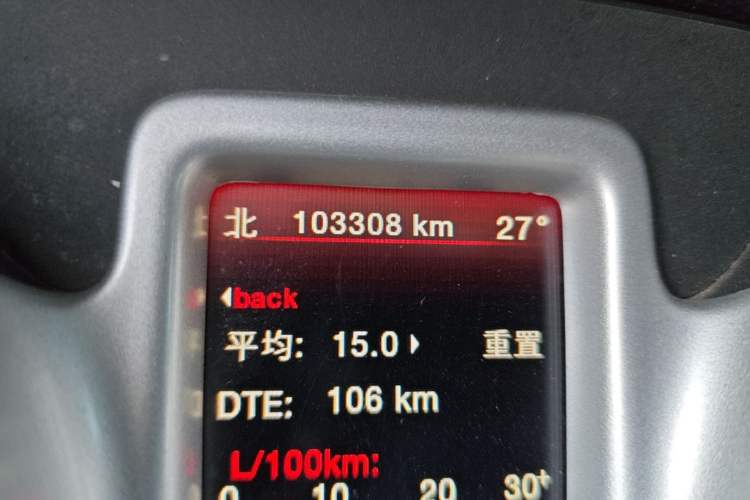 Used Dodge Journey 2013 2.4L Two-Wheel Drive Luxury Version Odometer Close Up