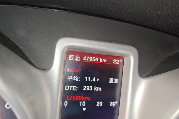 Used Dodge Journey 2013 2.4L Two-Wheel Drive Luxury Version Odometer Close Up