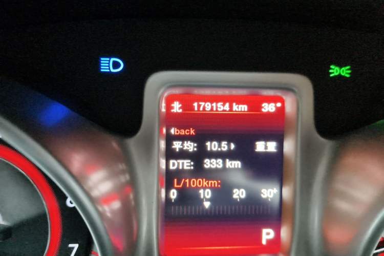 Used Dodge Journey 2013 2.4L Two-Wheel Drive Luxury Version Odometer Close Up