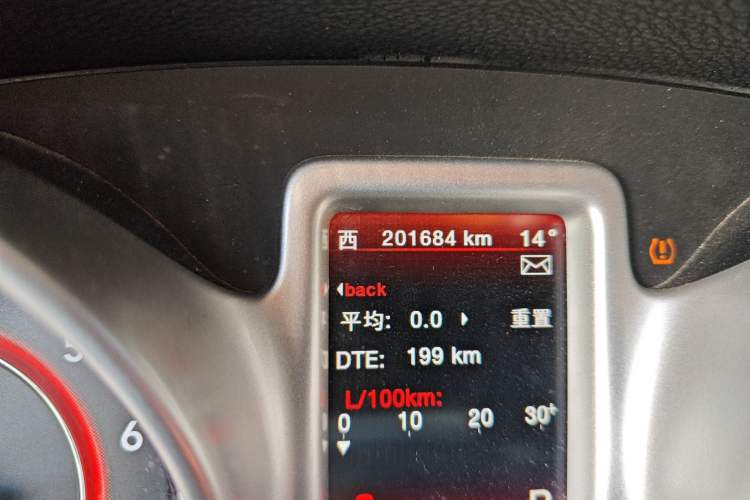 Used Dodge Journey 2013 2.4L Two-Wheel Drive Luxury Version Odometer Close Up