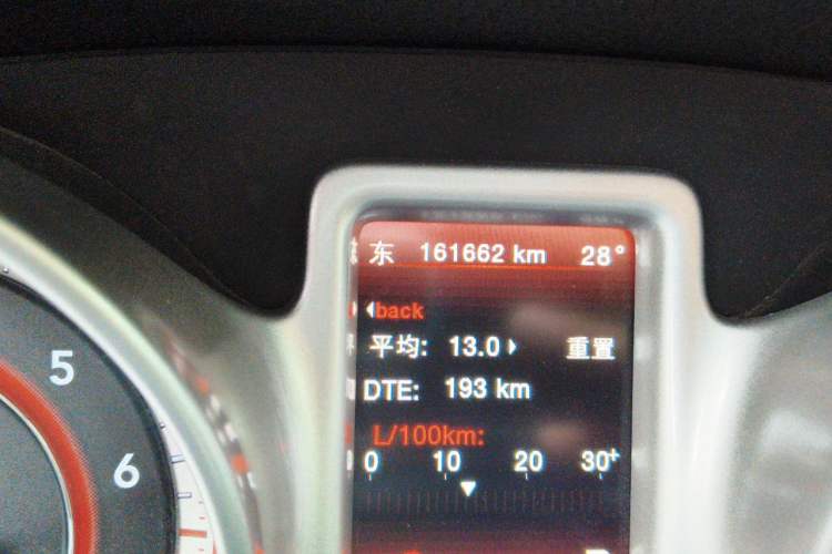 Used Dodge Journey 2013 2.4L Two-Wheel Drive Luxury Version Odometer Close Up