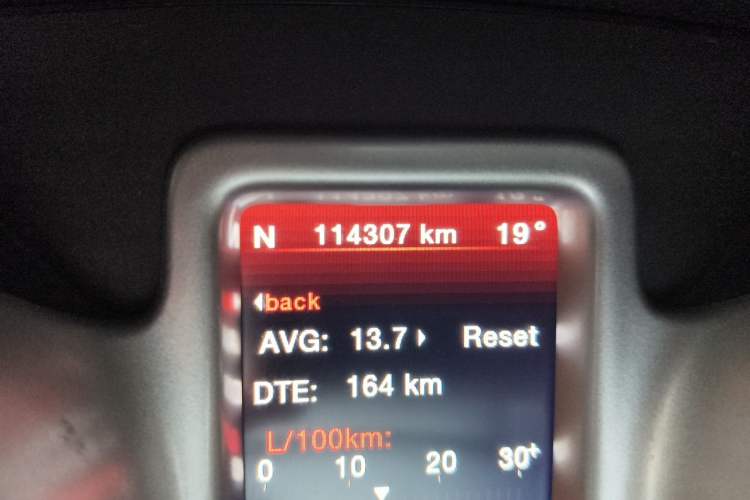 Used Dodge Journey 2014 2.4L Two-Wheel Drive Touring Edition Odometer Close Up