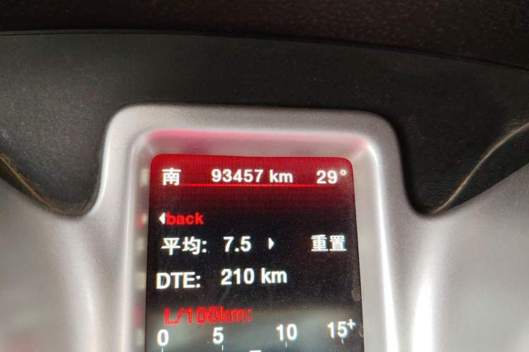 Used Dodge Journey 2015 2.0TD Four-Wheel Drive Luxury Edition Odometer Close Up