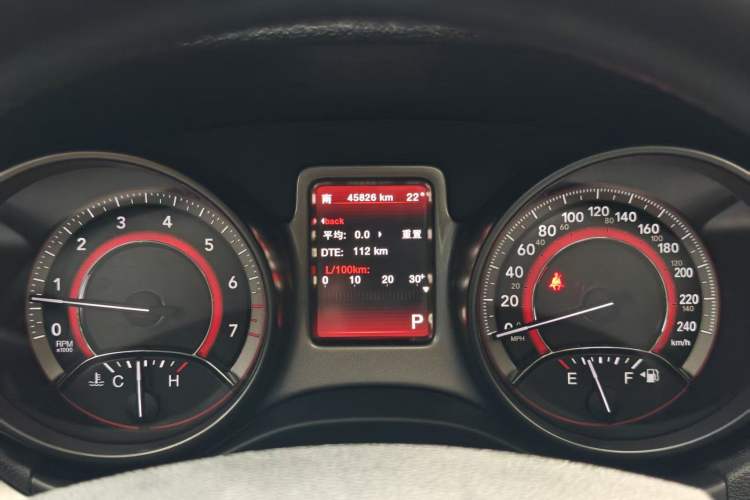 Used Dodge Journey 2016 2.4L Two-Wheel-Drive Touring Edition Odometer Close Up