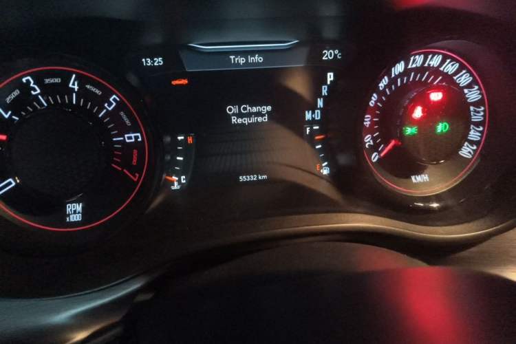 Used Dodge SRT  Odometer Close Up