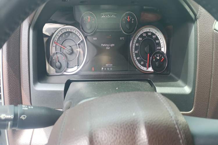 Used Dodge SRT  Odometer Close Up