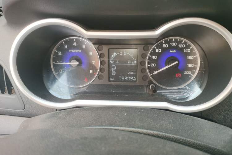 Used Dongfeng Aeolus A30 2014 1.5L Manual Sishang Model Odometer Close Up