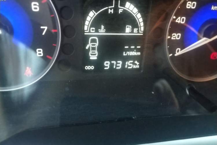 Used Dongfeng Aeolus A30 2014 1.5L Manual Smart Drive Smart Edition Odometer Close Up