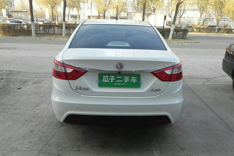 Used Dongfeng Aeolus A30 2014 1.5L Manual Smart-Drive Luxury Edition Rear