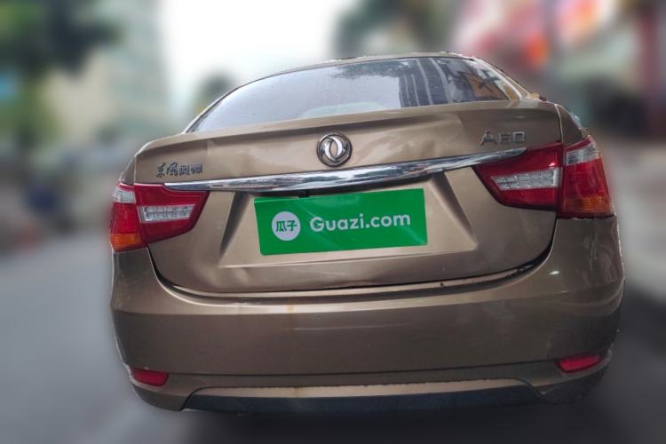 Used Dongfeng Aeolus A60 2012 1.6L Manual Luxury Model Rear