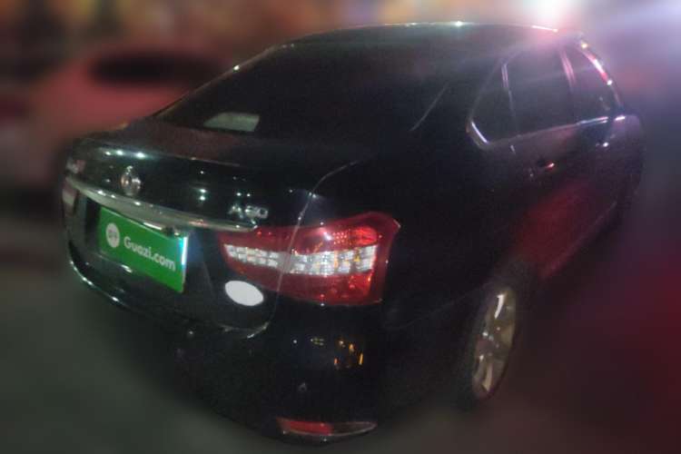Used Dongfeng Aeolus A60 2014 1.6L Manual Luxury Model Rear Right 45 Deg
