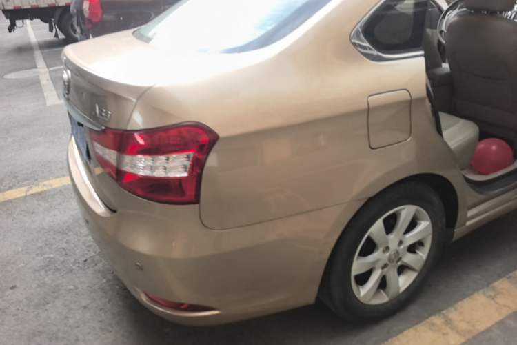 Used Dongfeng Aeolus A60 2014 1.6L Manual Luxury Model Rear Right 45 Deg