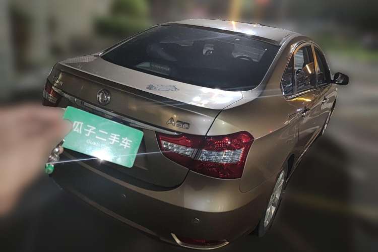 Used Dongfeng Aeolus A60 2014 1.6L Automatic Luxury Model Rear Right 45 Deg