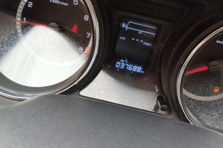 Used Dongfeng Aeolus A60 2016 1.5L Manual Luxury Version Odometer Close Up