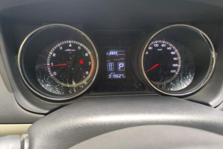 Used Dongfeng Aeolus A60 2016 1.5L Automatic Luxury Version Odometer Close Up