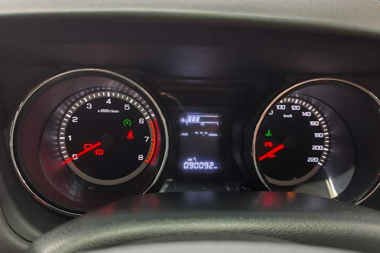 Used Dongfeng Aeolus A60 2016 1.5L Manual Luxury Version Odometer Close Up