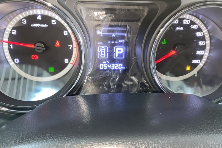 Used Dongfeng Aeolus A60 2016 1.5L Automatic Luxury Version Odometer Close Up