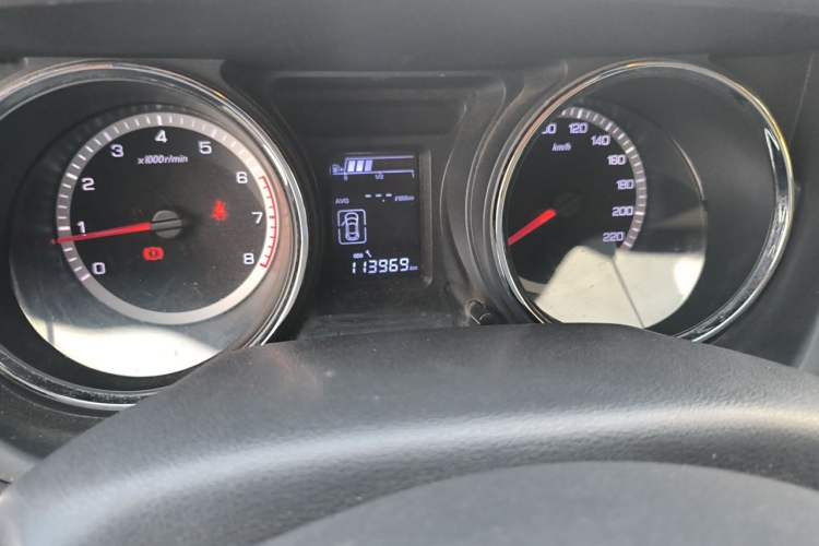 Used Dongfeng Aeolus A60 2016 1.5L Manual Luxury Model Odometer Close Up