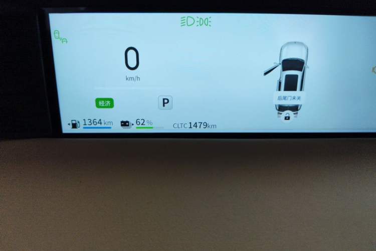 Used Dongfeng Aeolus L8 2025 Model 185KM Dream Edition Odometer Close Up