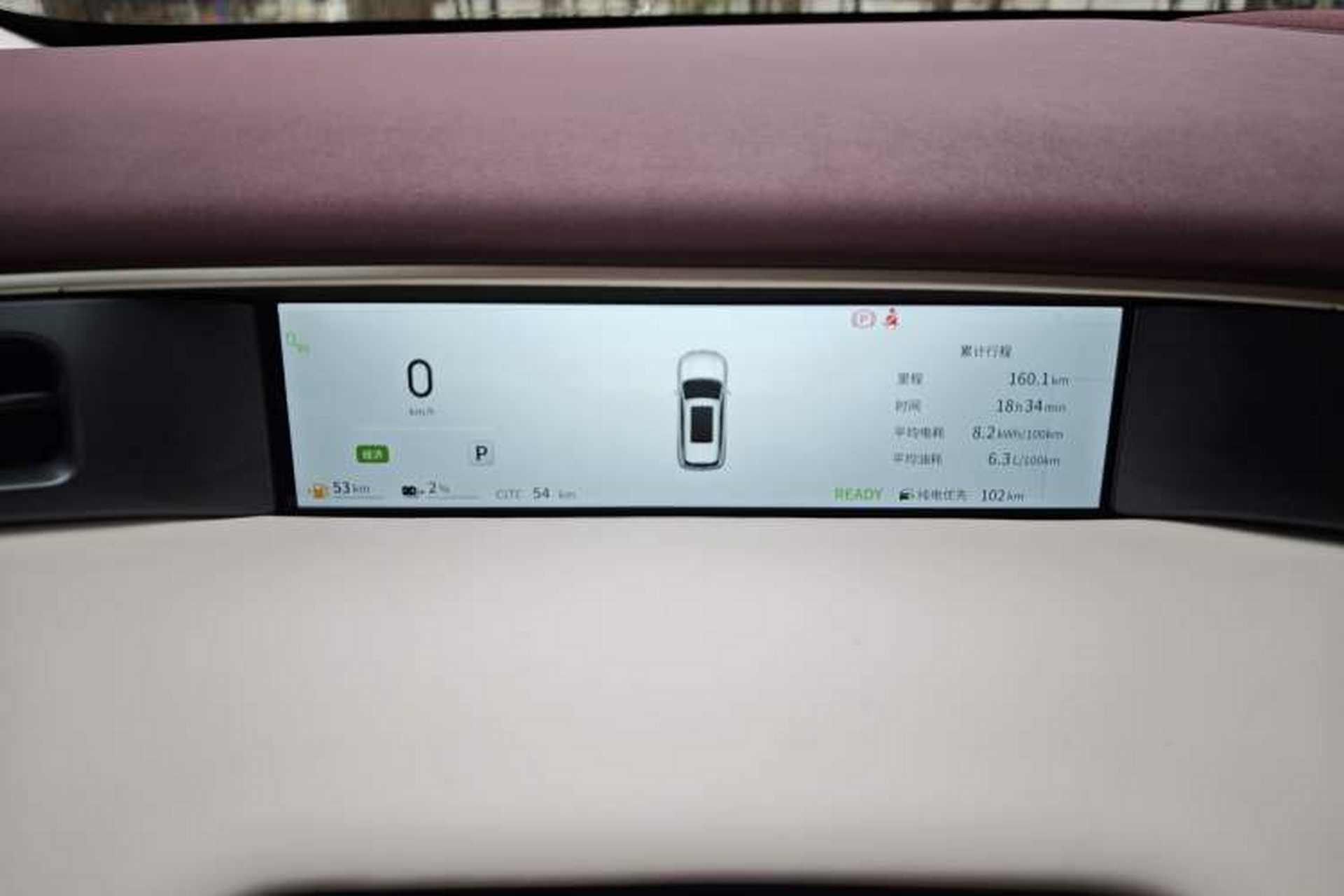 Used Dongfeng Aeolus L8 2025 Model 112KM Dream Edition Odometer Close Up