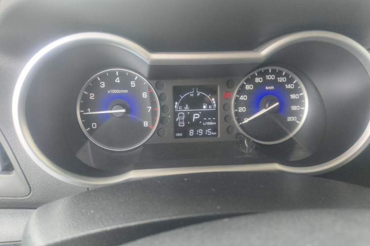 Used Dongfeng Aeolus AX3 2016 1.5L Automatic Zunku Model Odometer Close Up