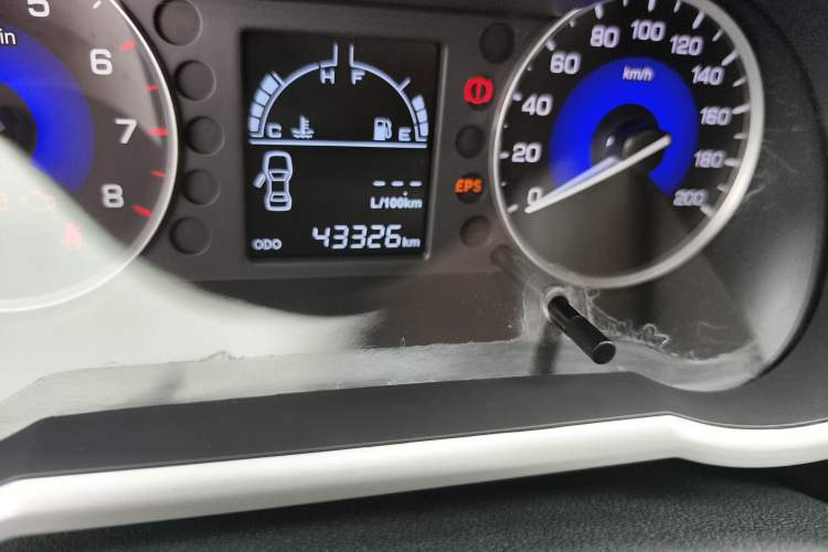 Used Dongfeng Aeolus AX3 2016 1.5L Manual Shangkue Model Odometer Close Up