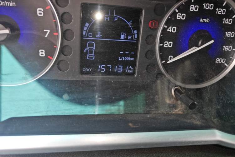 Used Dongfeng Aeolus AX3 2016 1.5L Manual Shangkue Model Odometer Close Up